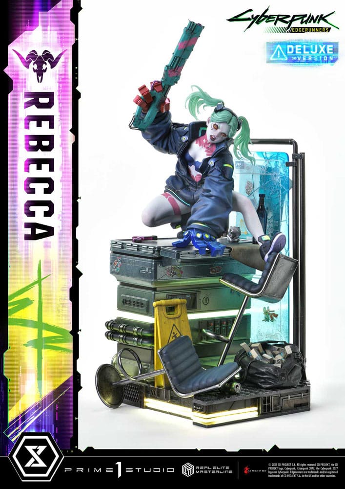 Cyberpunk: Edgerunners Real Elite Masterline Series Statue 1/4 Rebecca Deluxe Version 54 cm     - Preorder - ETA: 25.02.2027