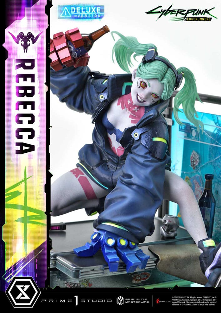 Cyberpunk: Edgerunners Real Elite Masterline Series Statue 1/4 Rebecca Deluxe Version 54 cm     - Preorder - ETA: 25.02.2027