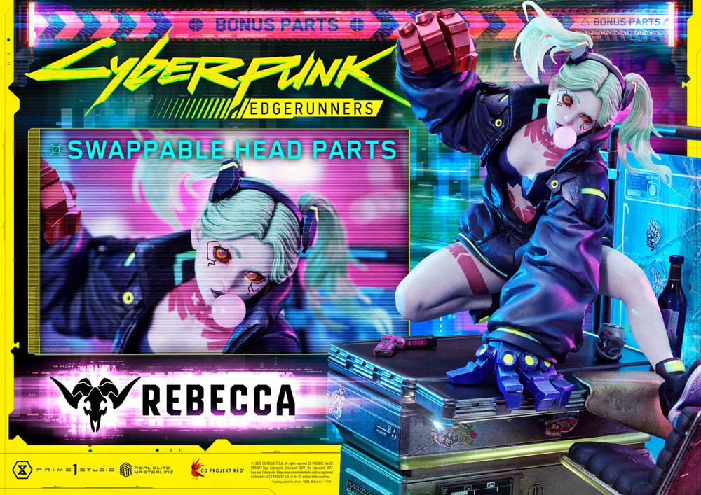 Cyberpunk: Edgerunners Real Elite Masterline Series Statue 1/4 Rebecca Deluxe Bonus Version 54 cm    - Preorder - ETA: 25.02.2027