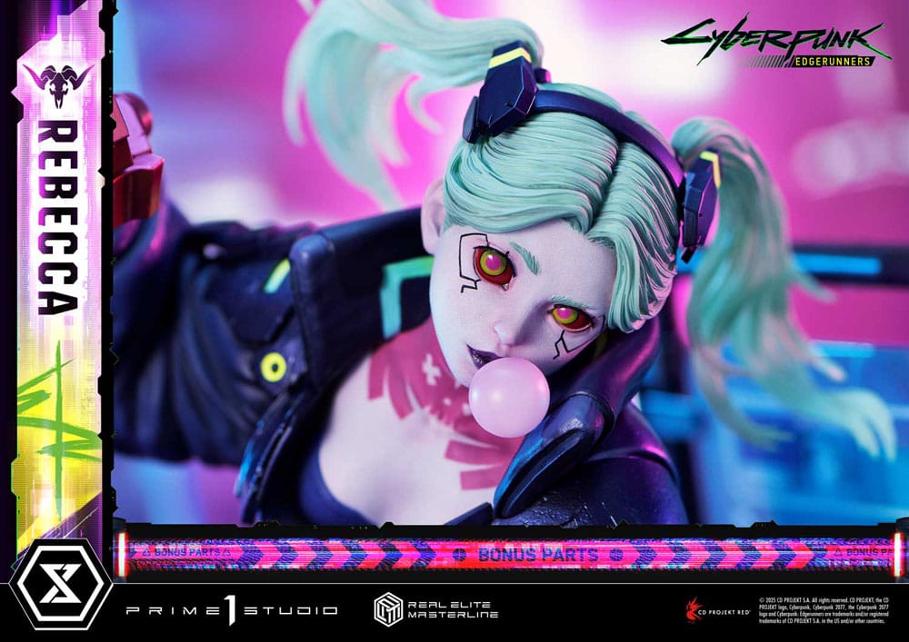 Cyberpunk: Edgerunners Real Elite Masterline Series Statue 1/4 Rebecca Deluxe Bonus Version 54 cm    - Preorder - ETA: 25.02.2027