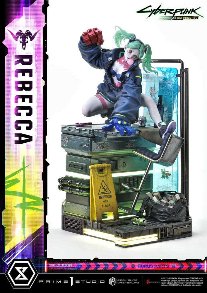 Cyberpunk: Edgerunners Real Elite Masterline Series Statue 1/4 Rebecca Deluxe Bonus Version 54 cm    - Preorder - ETA: 25.02.2027