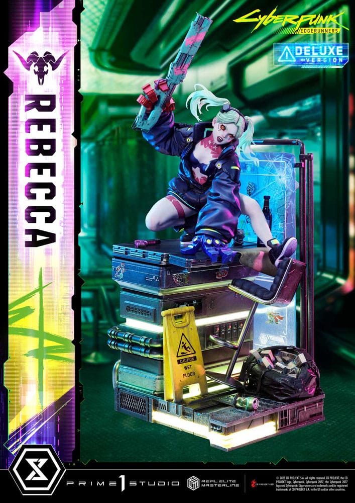 Cyberpunk: Edgerunners Real Elite Masterline Series Statue 1/4 Rebecca Deluxe Bonus Version 54 cm    - Preorder - ETA: 25.02.2027