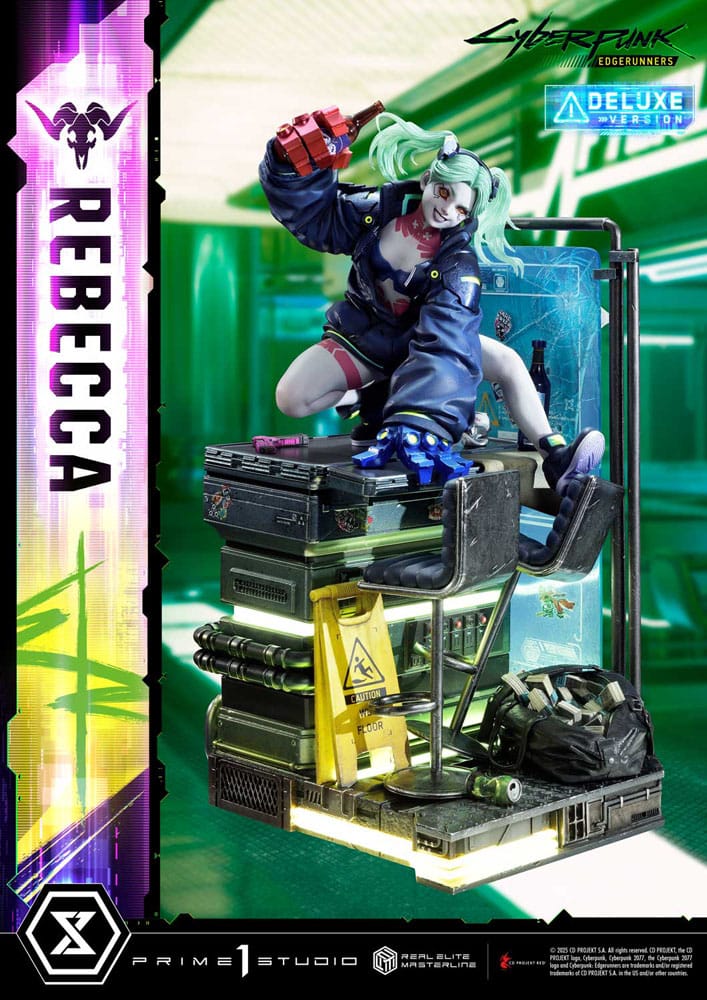 Cyberpunk: Edgerunners Real Elite Masterline Series Statue 1/4 Rebecca Deluxe Bonus Version 54 cm    - Preorder - ETA: 25.02.2027