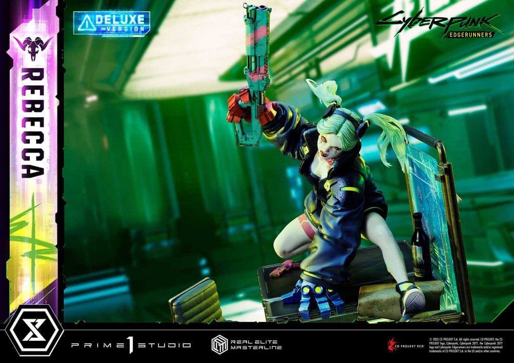 Cyberpunk: Edgerunners Real Elite Masterline Series Statue 1/4 Rebecca Deluxe Bonus Version 54 cm    - Preorder - ETA: 25.02.2027