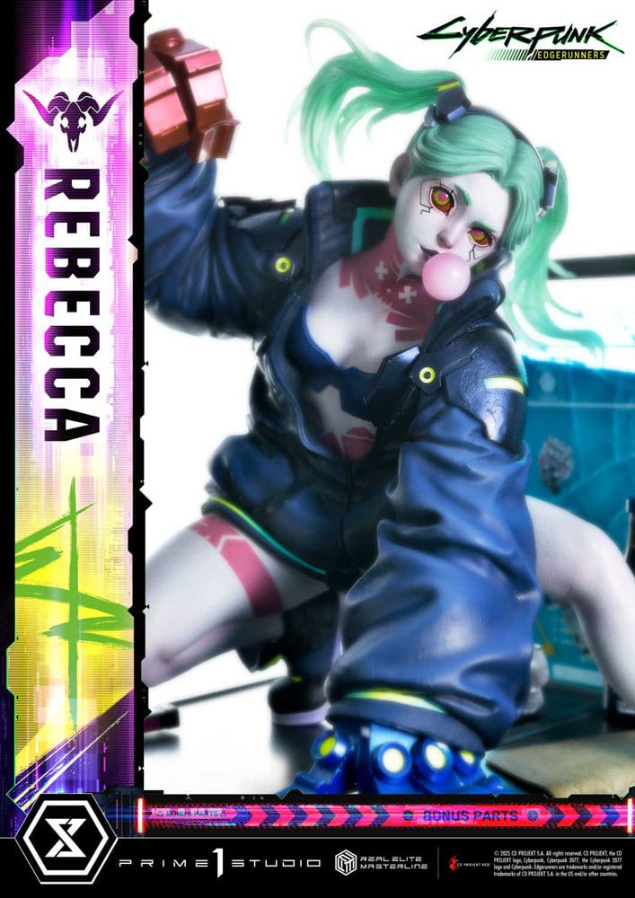Cyberpunk: Edgerunners Real Elite Masterline Series Statue 1/4 Rebecca Deluxe Bonus Version 54 cm    - Preorder - ETA: 25.02.2027