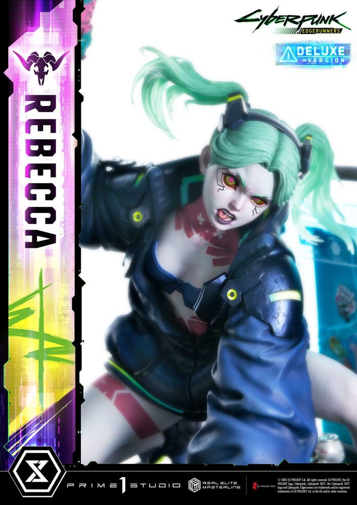 Cyberpunk: Edgerunners Real Elite Masterline Series Statue 1/4 Rebecca Deluxe Bonus Version 54 cm    - Preorder - ETA: 25.02.2027