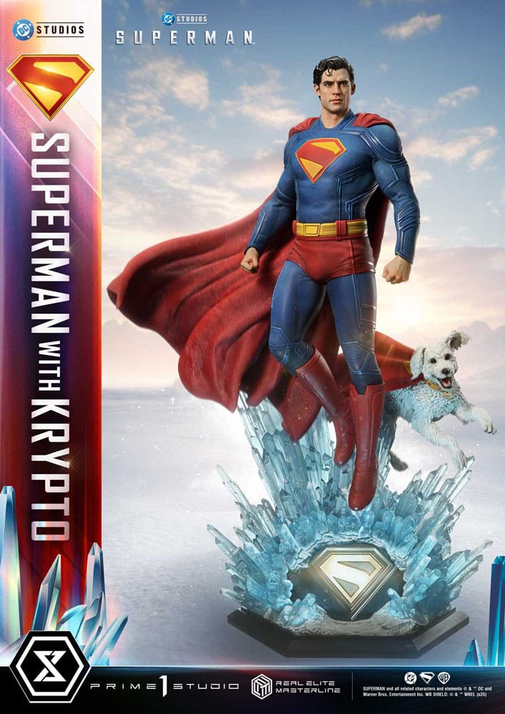Superman (2025) Real Elite Masterline Series Statue 1/3 Superman with Krypto 95 cm      - Preorder - ETA: 26.07.2027