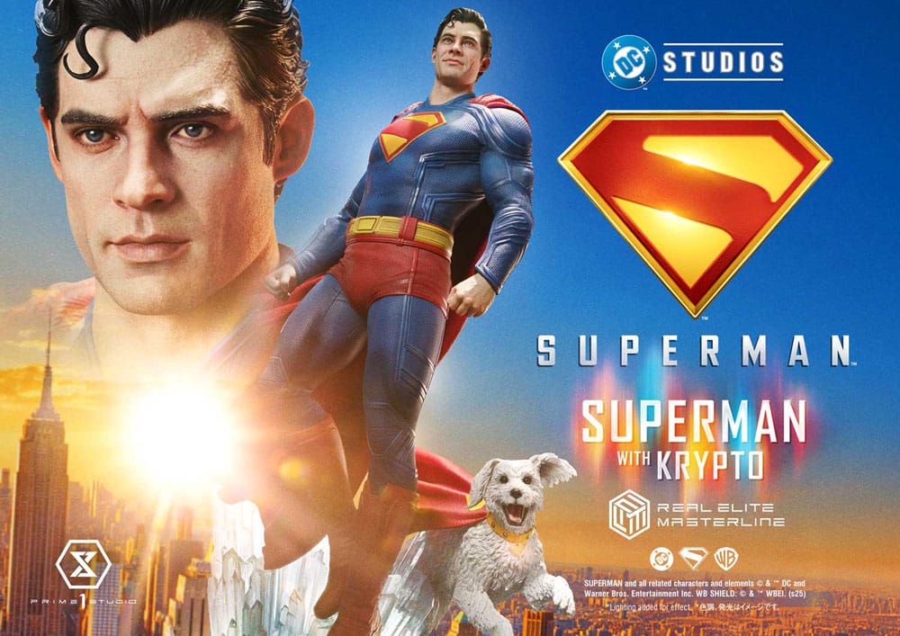 Superman (2025) Real Elite Masterline Series Statue 1/3 Superman with Krypto Bonus Version 95 cm      - Preorder - ETA: 26.07.2027