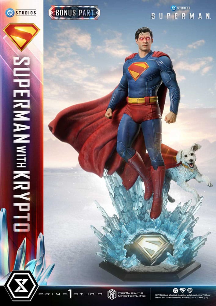 Superman (2025) Real Elite Masterline Series Statue 1/3 Superman with Krypto Bonus Version 95 cm      - Preorder - ETA: 26.07.2027