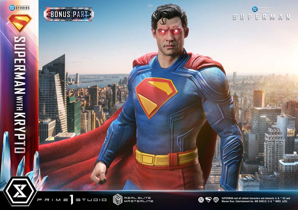 Superman (2025) Real Elite Masterline Series Statue 1/3 Superman with Krypto Bonus Version 95 cm      - Preorder - ETA: 26.07.2027