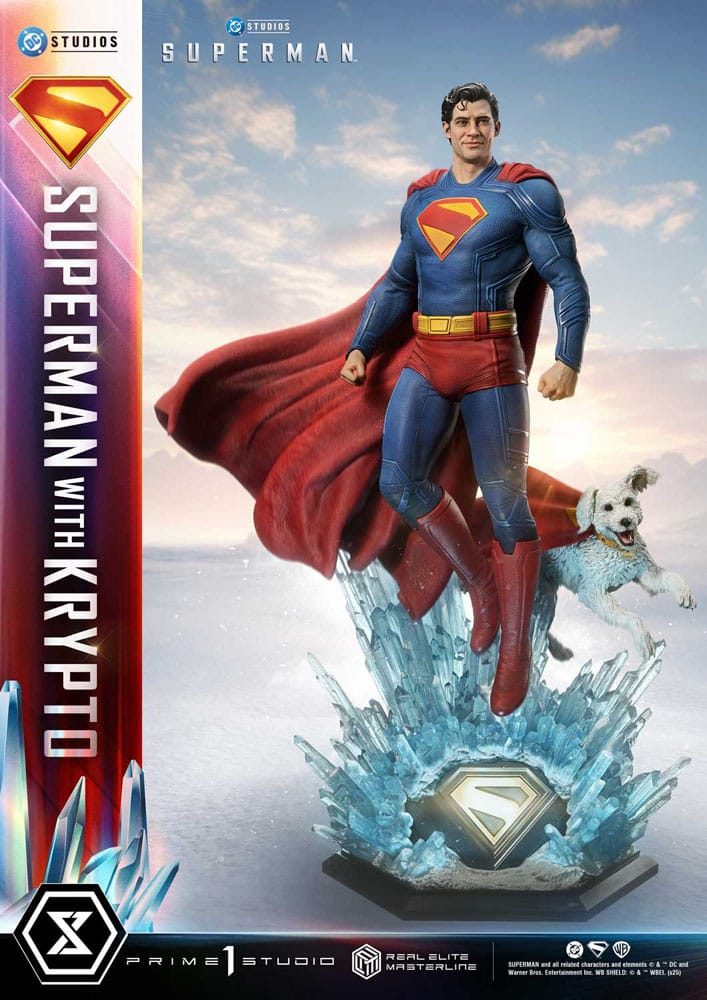 Superman (2025) Real Elite Masterline Series Statue 1/3 Superman with Krypto Bonus Version 95 cm      - Preorder - ETA: 26.07.2027