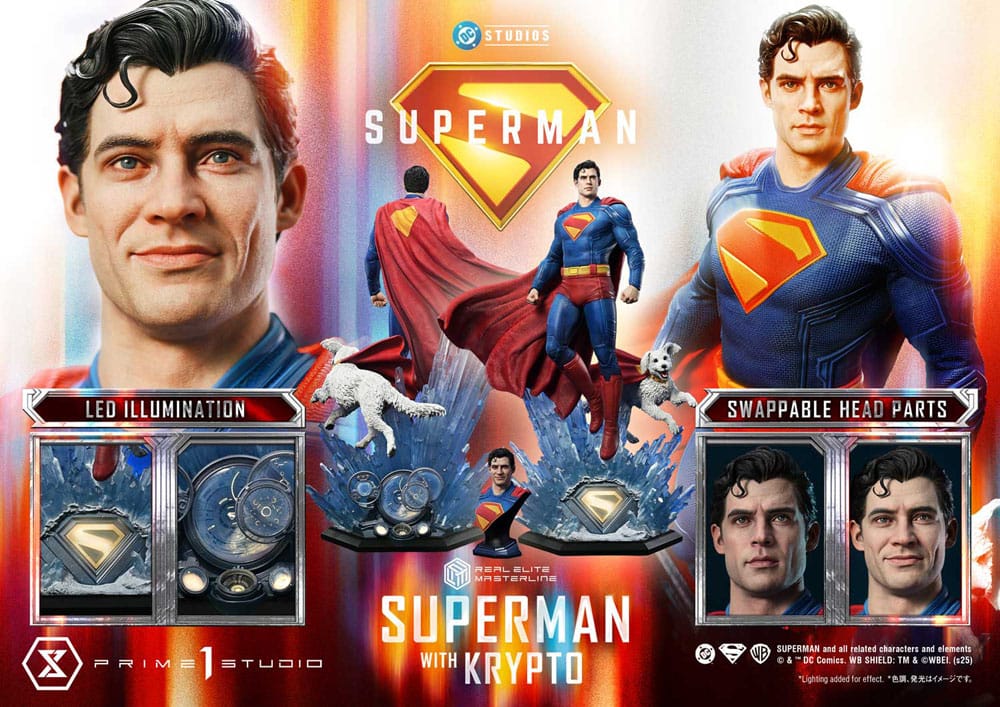 Superman (2025) Real Elite Masterline Series Statue 1/3 Superman with Krypto Bonus Version 95 cm      - Preorder - ETA: 26.07.2027