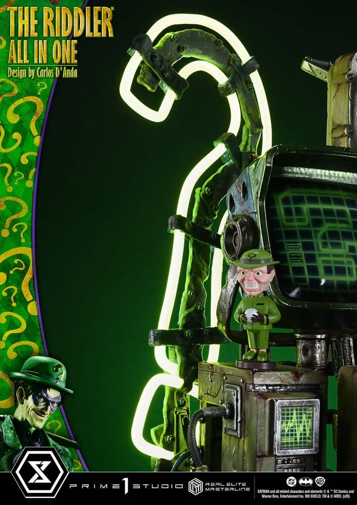 DC Comics Real Elite Masterline Series Statue 1/3 The Riddler All In One (Design by Carlos D'Anda) 74 cm - Preorder - ETA: 25.04.2028