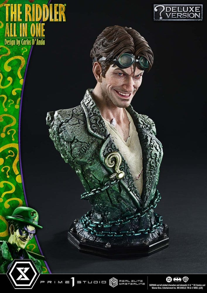 DC Comics Real Elite Masterline Series Statue 1/3 The Riddler All In One (Design by Carlos D'Anda) Deluxe Version 74 cm - Preorder - ETA: 25.04.2028