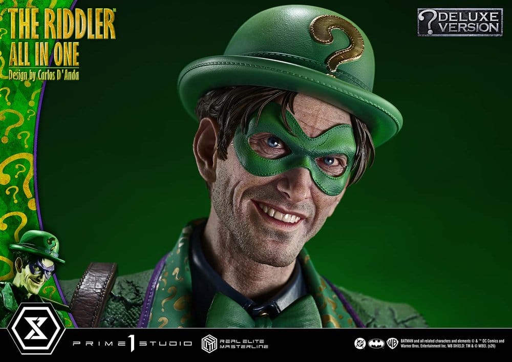 DC Comics Real Elite Masterline Series Statue 1/3 The Riddler All In One (Design by Carlos D'Anda) Deluxe Version 74 cm - Preorder - ETA: 25.04.2028
