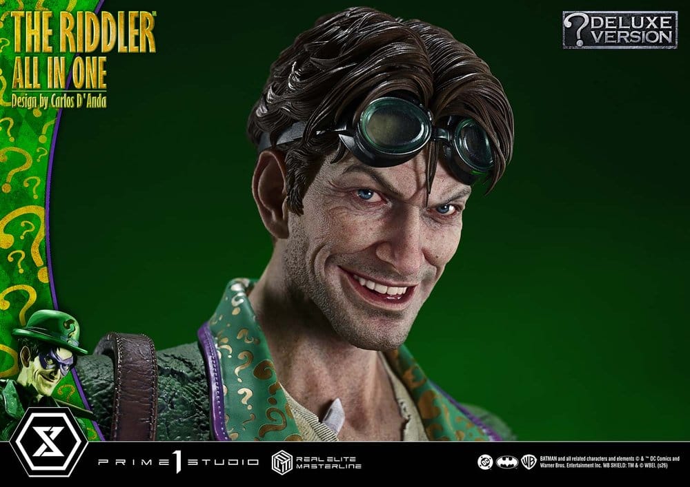 DC Comics Real Elite Masterline Series Statue 1/3 The Riddler All In One (Design by Carlos D'Anda) Deluxe Version 74 cm - Preorder - ETA: 25.04.2028