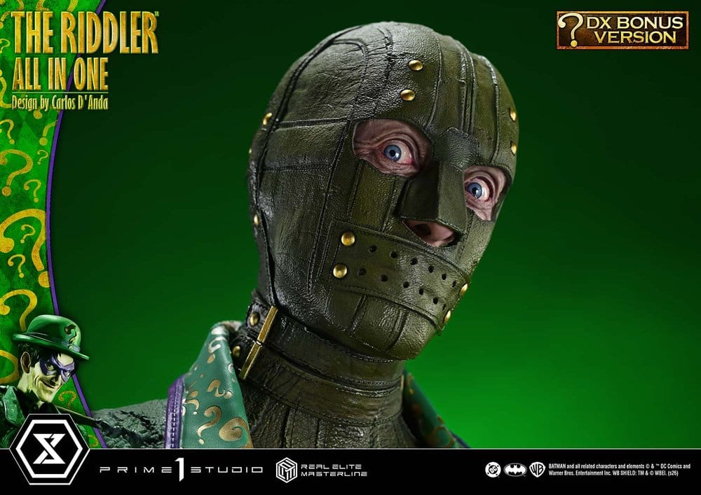 DC Comics Real Elite Masterline Series Statue 1/3 The Riddler All In One (Design by Carlos D'Anda) DX Bonus Version 74 cm - Preorder - ETA: 25.04.2028