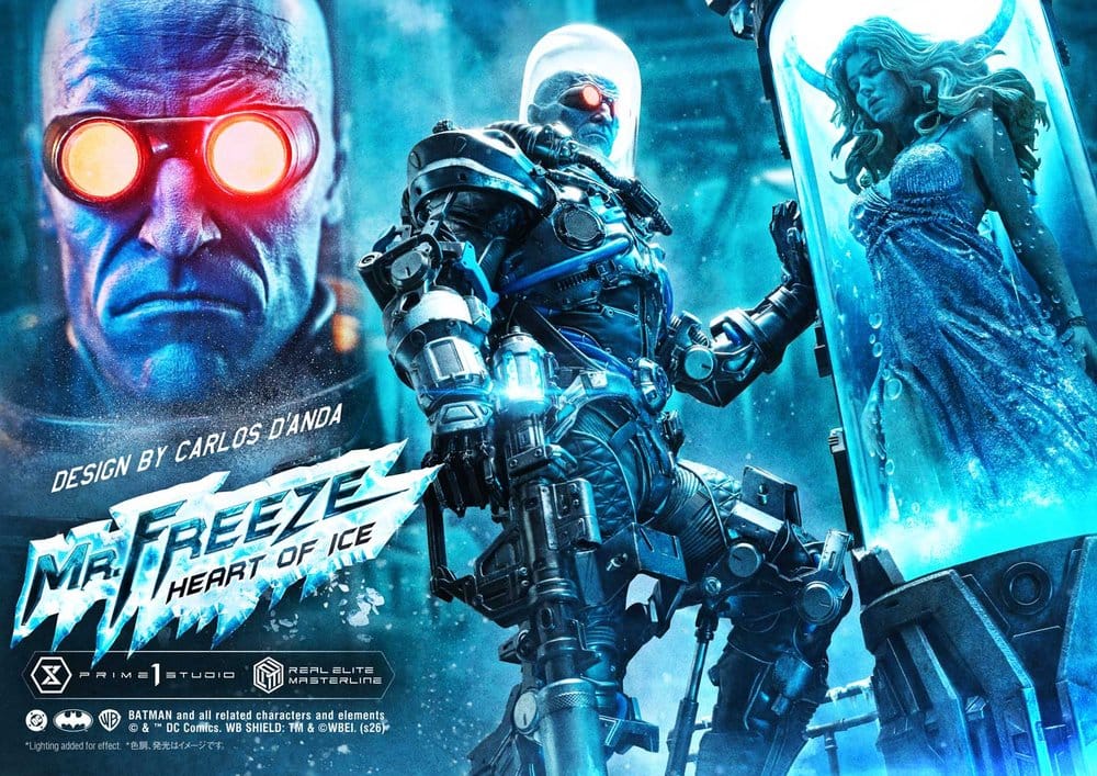 DC Comics Real Elite Masterline Series Statue 1/3 Batman (Comics) Mr. Freeze Heart of Ice (Design by Carlos D'Anda) 82 cm - Preorder - ETA: 25.07.2028