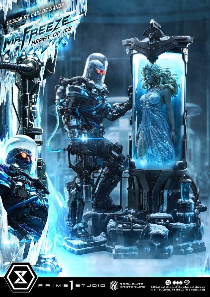 DC Comics Real Elite Masterline Series Statue 1/3 Batman (Comics) Mr. Freeze Heart of Ice (Design by Carlos D'Anda) 82 cm - Preorder - ETA: 25.07.2028