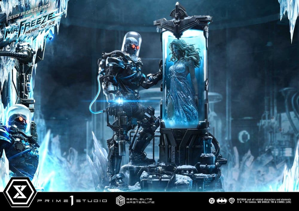 DC Comics Real Elite Masterline Series Statue 1/3 Batman (Comics) Mr. Freeze Heart of Ice (Design by Carlos D'Anda) 82 cm - Preorder - ETA: 25.07.2028