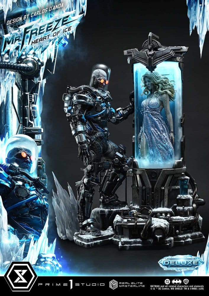 DC Comics Real Elite Masterline Series Statue 1/3 Batman (Comics) Mr. Freeze Heart of Ice (Design by Carlos D'Anda) Deluxe Version 82 cm - Preorder - ETA: 25.07.2028