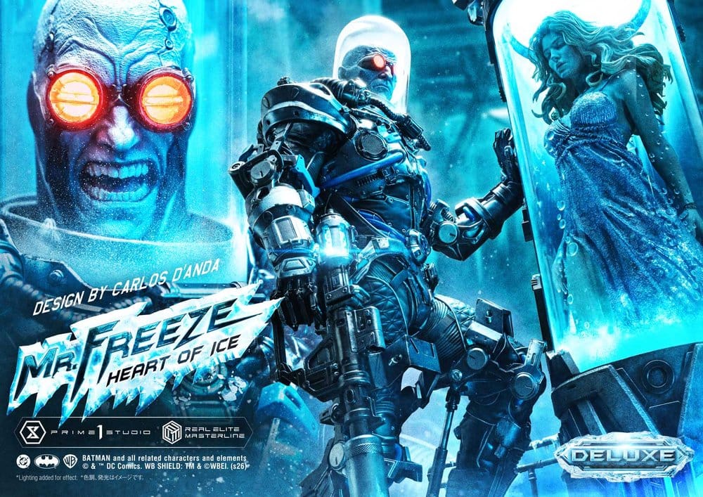 DC Comics Real Elite Masterline Series Statue 1/3 Batman (Comics) Mr. Freeze Heart of Ice (Design by Carlos D'Anda) Deluxe Version 82 cm - Preorder - ETA: 25.07.2028
