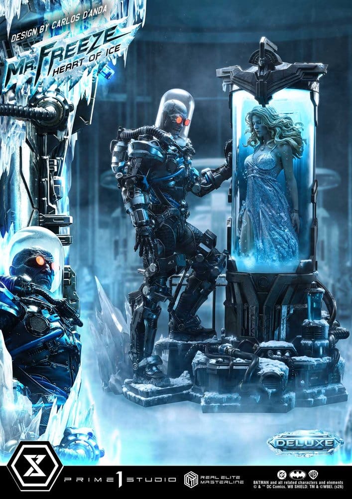 DC Comics Real Elite Masterline Series Statue 1/3 Batman (Comics) Mr. Freeze Heart of Ice (Design by Carlos D'Anda) Deluxe Version 82 cm - Preorder - ETA: 25.07.2028