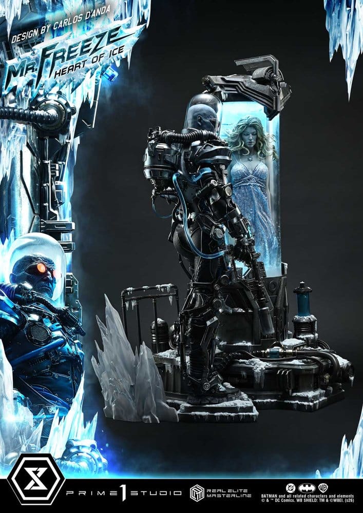 DC Comics Real Elite Masterline Series Statue 1/3 Batman (Comics) Mr. Freeze Heart of Ice (Design by Carlos D'Anda) Deluxe Version 82 cm - Preorder - ETA: 25.07.2028