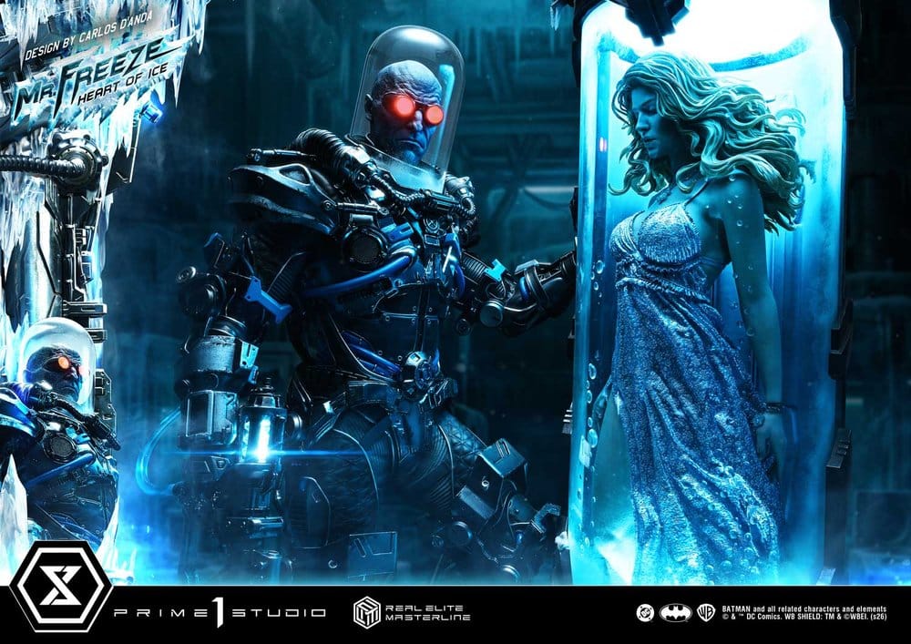 DC Comics Real Elite Masterline Series Statue 1/3 Batman (Comics) Mr. Freeze Heart of Ice (Design by Carlos D'Anda) Deluxe Version 82 cm - Preorder - ETA: 25.07.2028