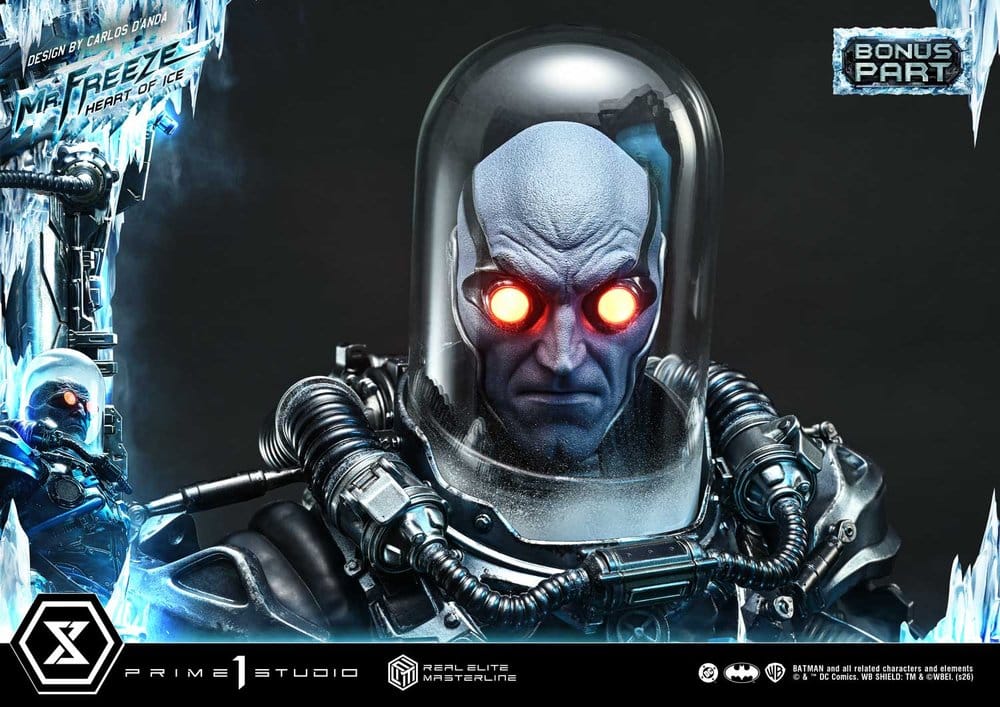 DC Comics Real Elite Masterline Series Statue 1/3 Batman (Comics) Mr. Freeze Heart of Ice (Design by Carlos D'Anda) Deluxe Bonus Version 82 cm - Preorder - ETA: 25.07.2028