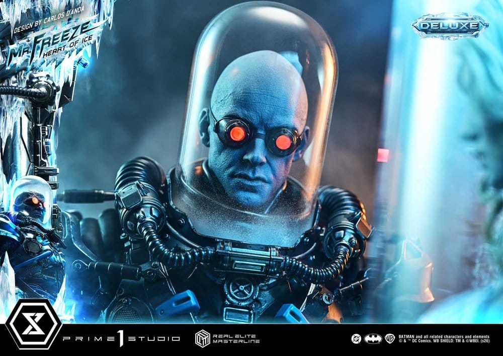 DC Comics Real Elite Masterline Series Statue 1/3 Batman (Comics) Mr. Freeze Heart of Ice (Design by Carlos D'Anda) Deluxe Bonus Version 82 cm - Preorder - ETA: 25.07.2028