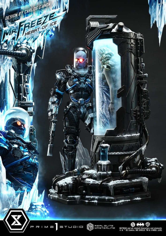 DC Comics Real Elite Masterline Series Statue 1/3 Batman (Comics) Mr. Freeze Heart of Ice (Design by Carlos D'Anda) Deluxe Bonus Version 82 cm - Preorder - ETA: 25.07.2028