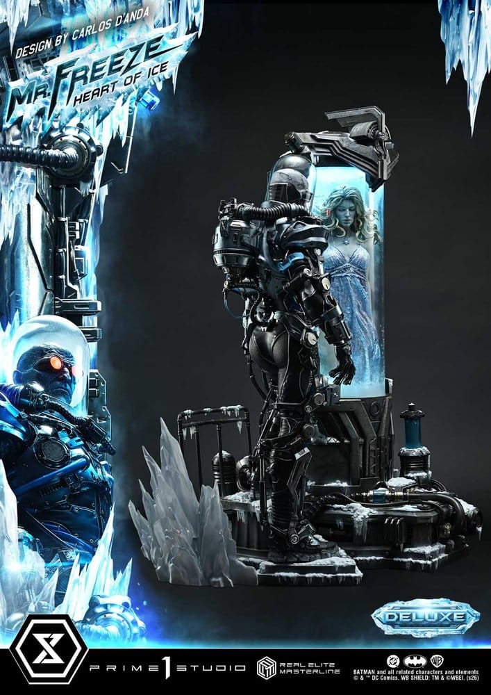 DC Comics Real Elite Masterline Series Statue 1/3 Batman (Comics) Mr. Freeze Heart of Ice (Design by Carlos D'Anda) Deluxe Bonus Version 82 cm - Preorder - ETA: 25.07.2028