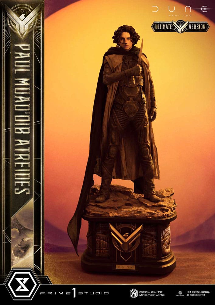 Dune: Part Two Real Elite Masterline Series Statue 1/3 Paul Atreides Ultimate Bonus Version 90 cm                 - Versand: 7 Tage nach Bestellung