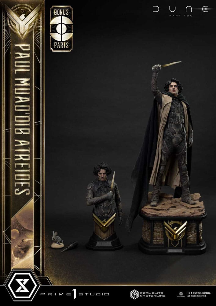 Dune: Part Two Real Elite Masterline Series Statue 1/3 Paul Atreides Ultimate Bonus Version 90 cm                 - Versand: 7 Tage nach Bestellung