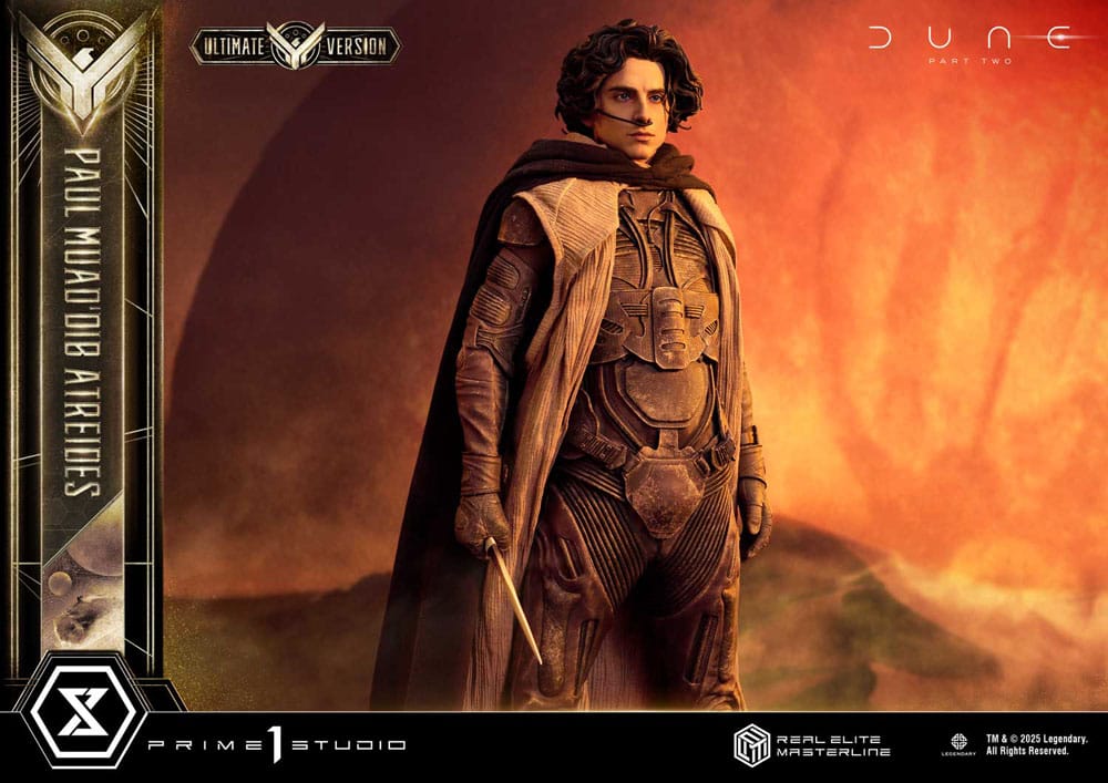 Dune: Part Two Real Elite Masterline Series Statue 1/3 Paul Atreides Ultimate Bonus Version 90 cm                 - Versand: 7 Tage nach Bestellung