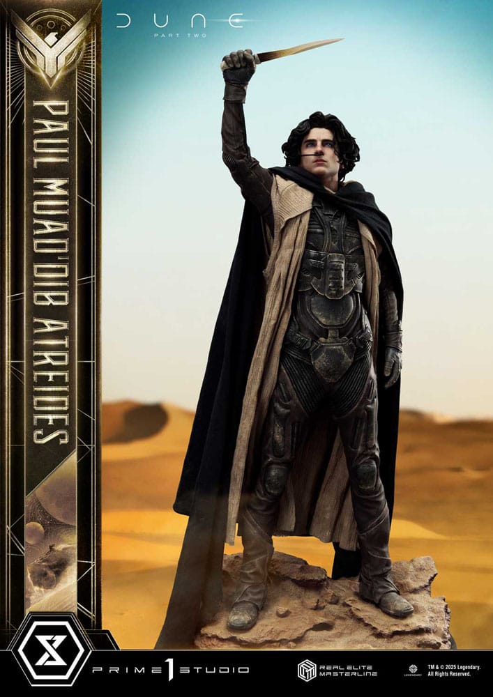 Dune: Part Two Real Elite Masterline Series Statue 1/3 Paul Atreides Ultimate Bonus Version 90 cm                 - Versand: 7 Tage nach Bestellung