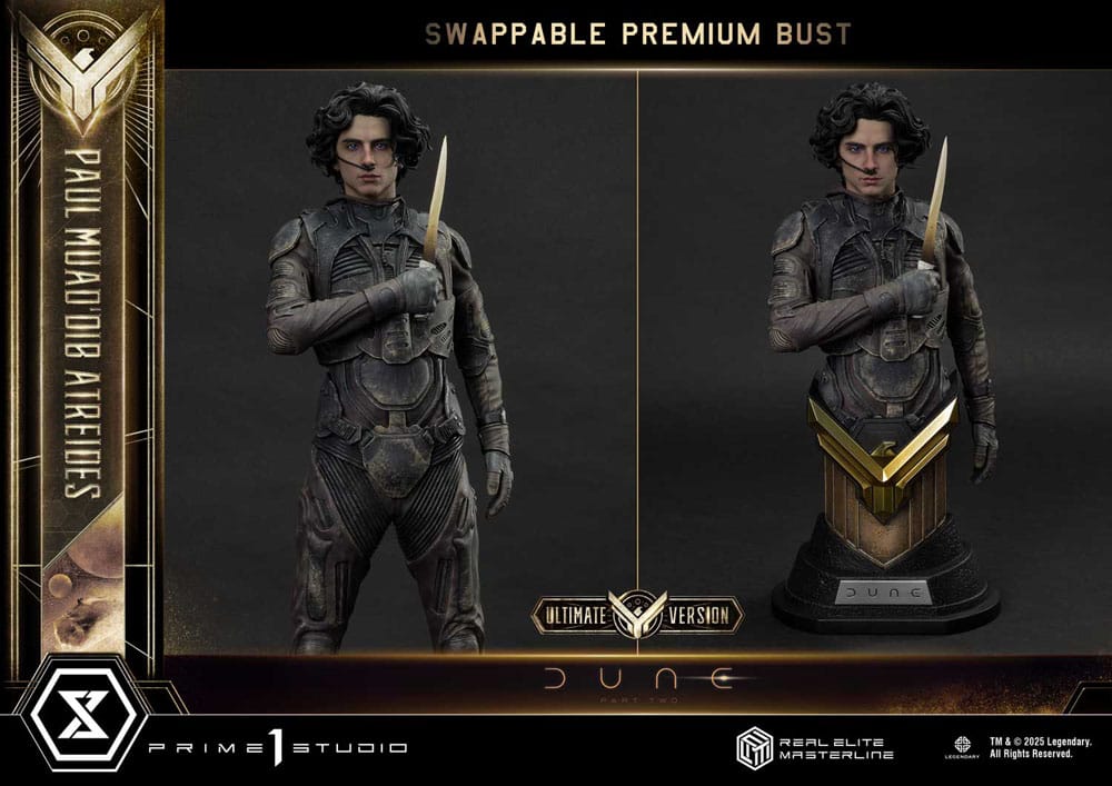Dune: Part Two Real Elite Masterline Series Statue 1/3 Paul Atreides Ultimate Bonus Version 90 cm                 - Versand: 7 Tage nach Bestellung