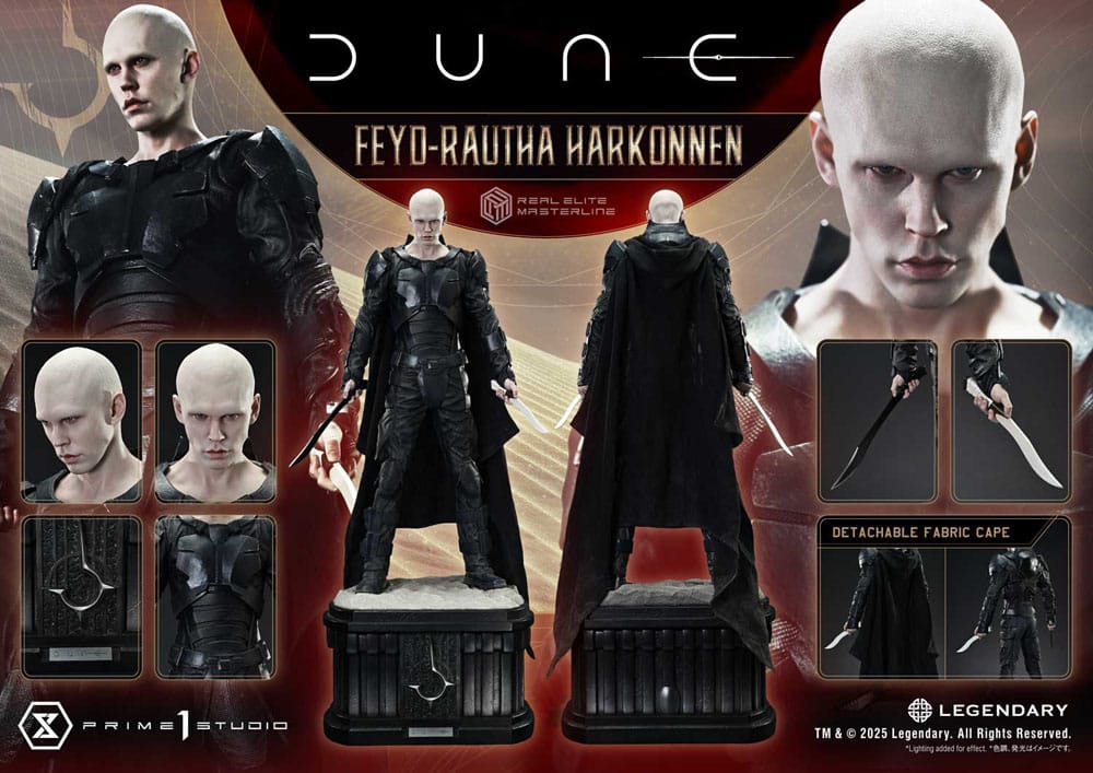 Dune: Part Two Real Elite Masterline Series Statue 1/3 Feyd-Rautha Harkonnen 83 cm  - Preorder - ETA: 25.05.2027