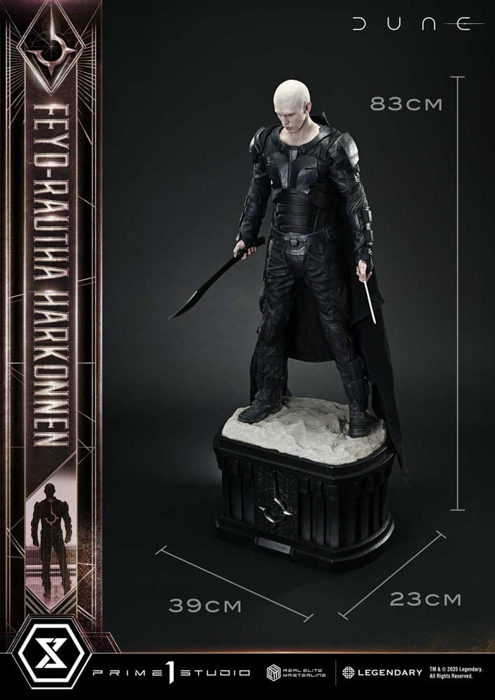 Dune: Part Two Real Elite Masterline Series Statue 1/3 Feyd-Rautha Harkonnen 83 cm  - Preorder - ETA: 25.05.2027