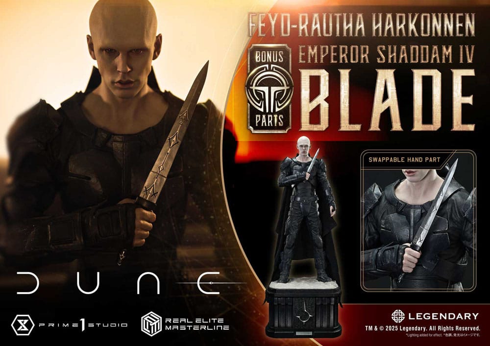 Dune: Part Two Real Elite Masterline Series Statue 1/3 Feyd-Rautha Harkonnen Ultimate Bonus Version 83 cm  - Preorder - ETA: 25.05.2027