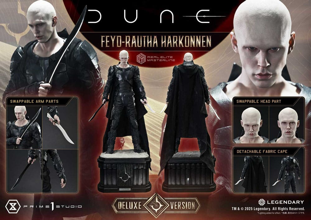 Dune: Part Two Real Elite Masterline Series Statue 1/3 Feyd-Rautha Harkonnen Ultimate Bonus Version 83 cm  - Preorder - ETA: 25.05.2027