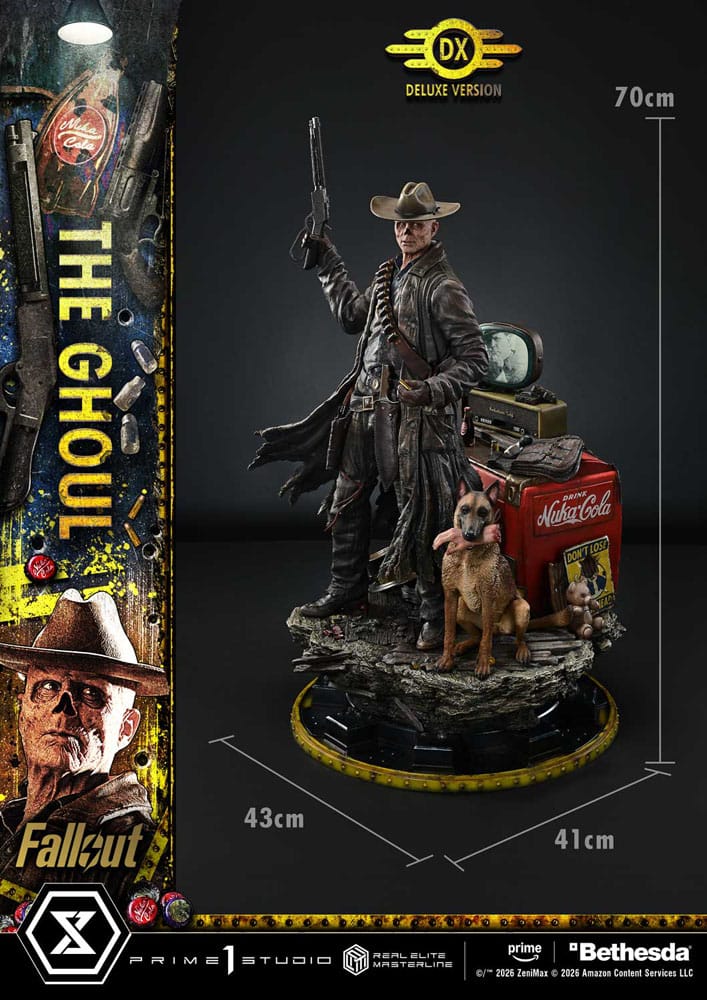 Fallout (TV Series) Real Elite Masterline Series Statue 1/4 The Ghoul Deluxe Version 64 cm      - Preorder - ETA: 25.08.2027