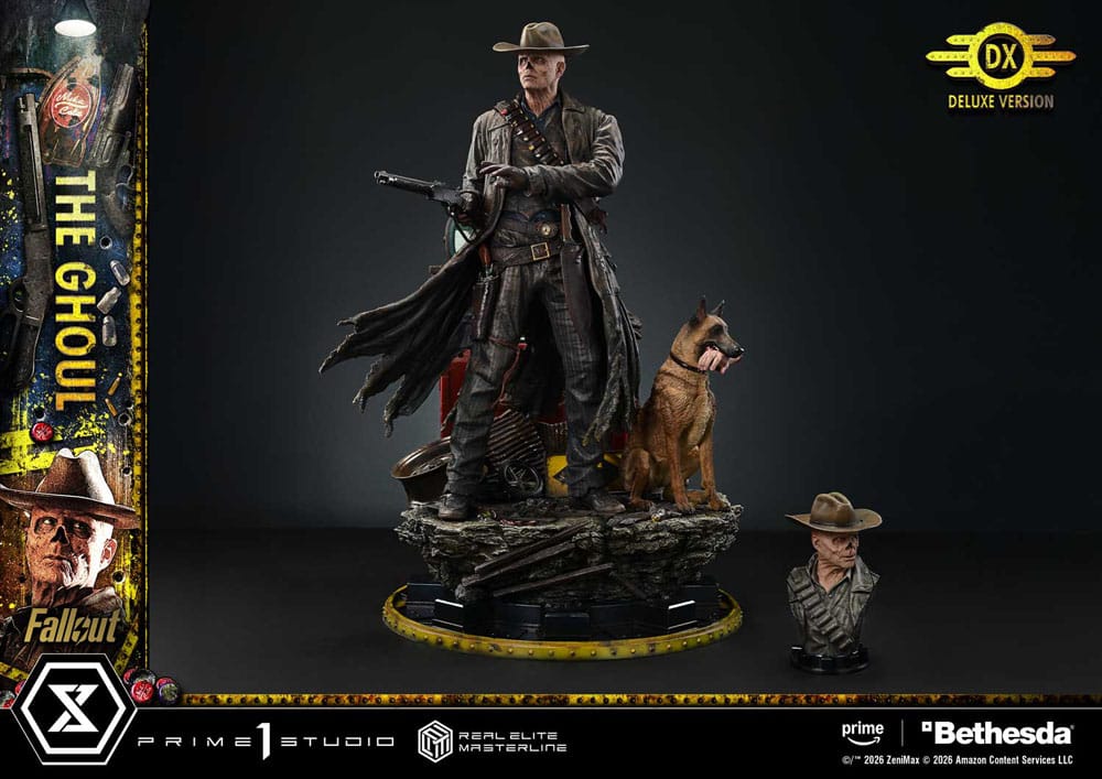 Fallout (TV Series) Real Elite Masterline Series Statue 1/4 The Ghoul Deluxe Version 64 cm      - Preorder - ETA: 25.08.2027