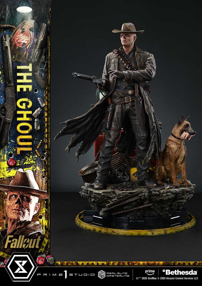 Fallout (TV Series) Real Elite Masterline Series Statue 1/4 The Ghoul Deluxe Version 64 cm      - Preorder - ETA: 25.08.2027