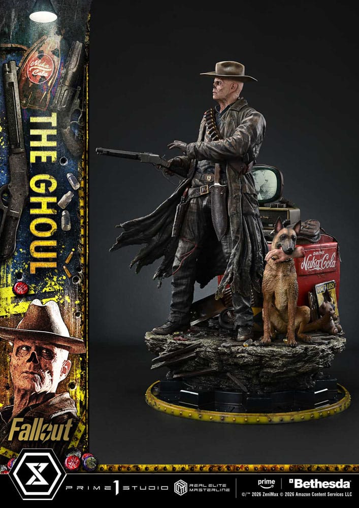 Fallout (TV Series) Real Elite Masterline Series Statue 1/4 The Ghoul Deluxe Version 64 cm      - Preorder - ETA: 25.08.2027