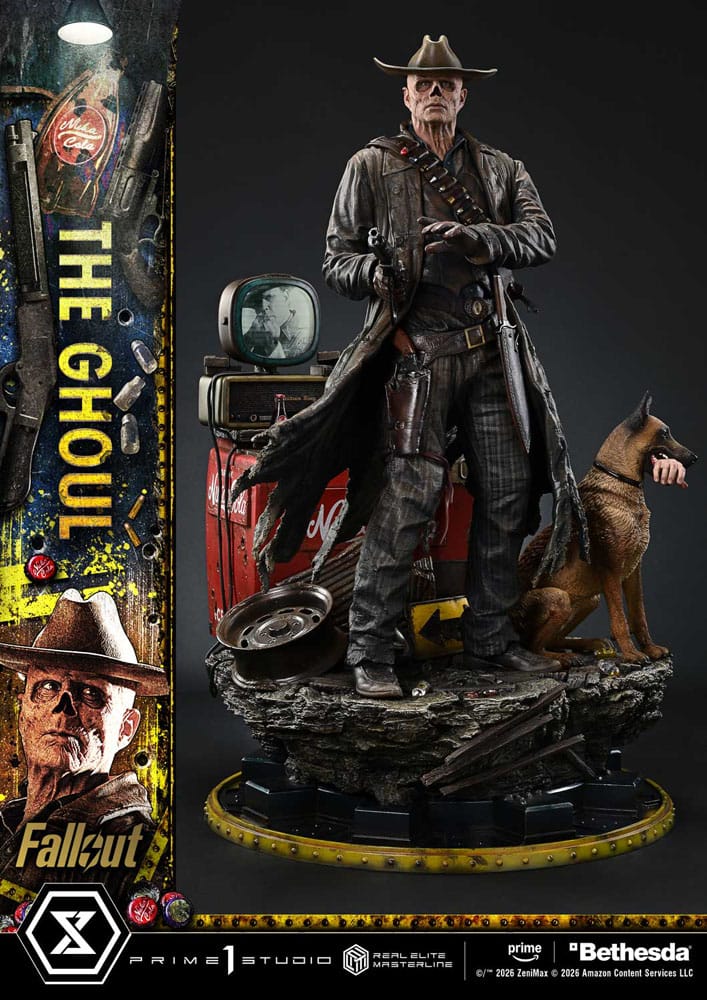 Fallout (TV Series) Real Elite Masterline Series Statue 1/4 The Ghoul Deluxe Version 64 cm      - Preorder - ETA: 25.08.2027