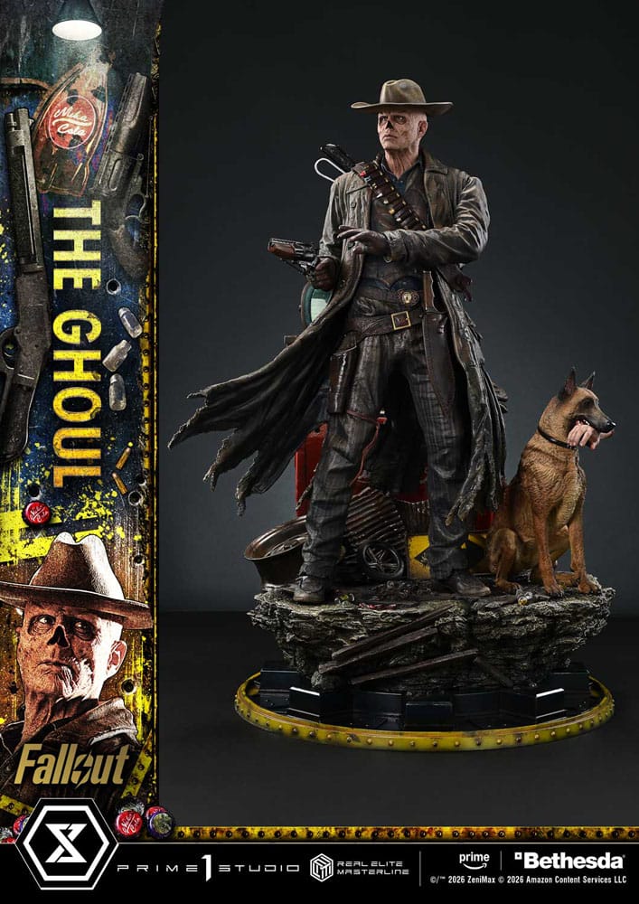 Fallout (TV Series) Real Elite Masterline Series Statue 1/4 The Ghoul Deluxe Version 64 cm      - Preorder - ETA: 25.08.2027