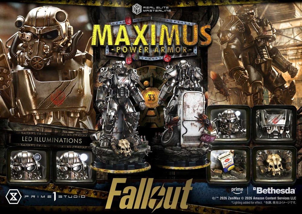 Fallout Real Elite Masterline Statue 1/4 Maximus Power Armor 67 cm - Preorder - ETA: 25.01.2028