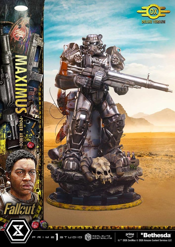 Fallout Real Elite Masterline Statue 1/4 Maximus Power Armor Deluxe Version 67 cm - Preorder - ETA: 25.01.2028
